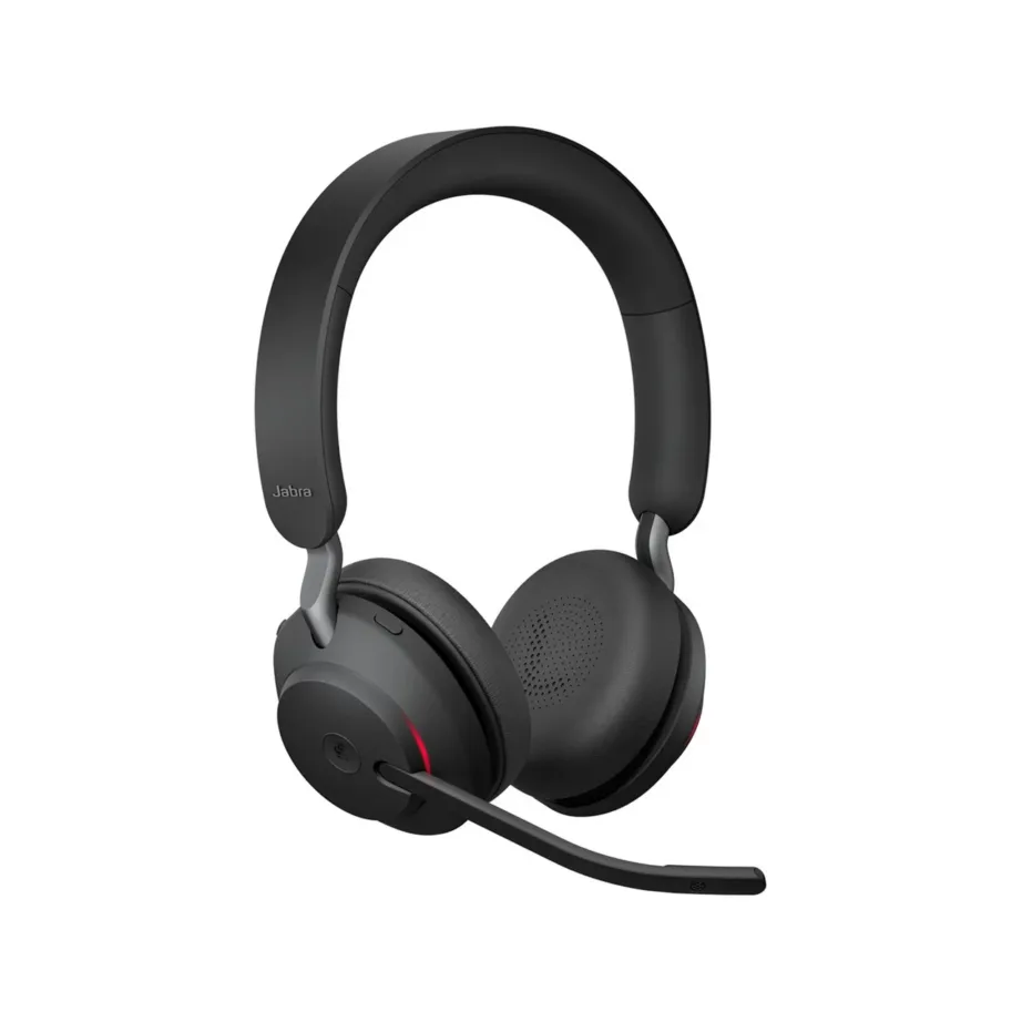 Jabra 26599-999-899 Evolve2 65 MS 24h aku, 30 m Bluetooth, USB-C, must binauraalne juhtmevaba peakomplekt kontorisse – 3