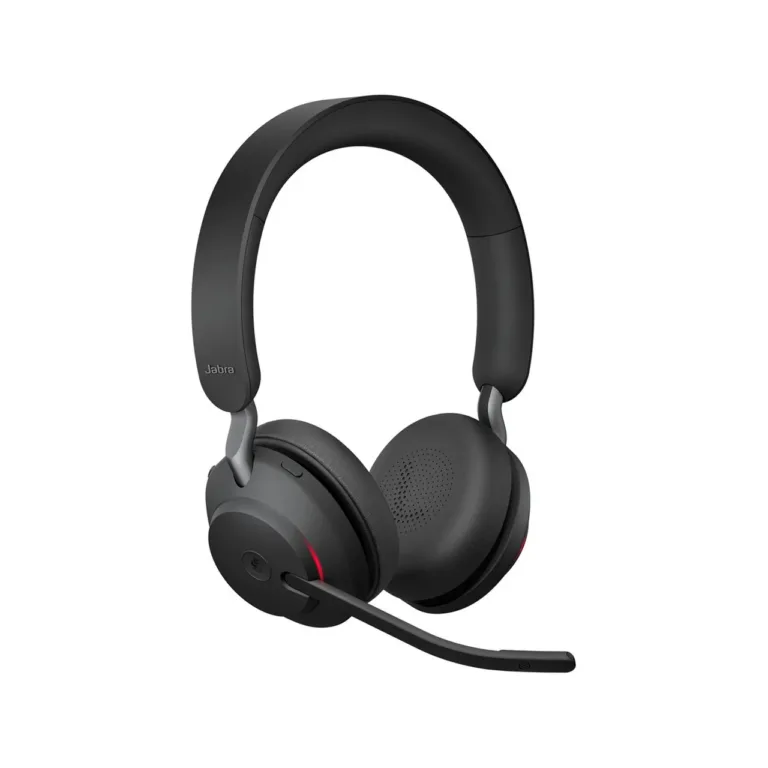 Jabra Evolve2 65 26599-999-999 must MS Teams USB-A juhtmevaba stereo peakomplekt, 35 h aku, Bluetooth, kontori- ja kõnekeskusetööks