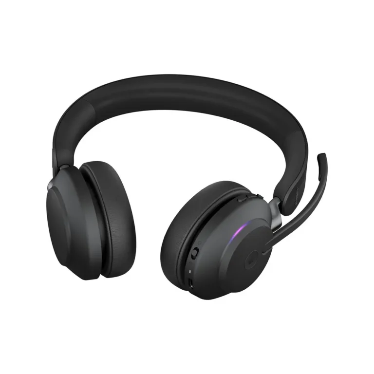 Jabra Evolve2 65 26599-999-999 must MS Teams USB-A juhtmevaba stereo peakomplekt, 35 h aku, Bluetooth, kontori- ja kõnekeskusetööks