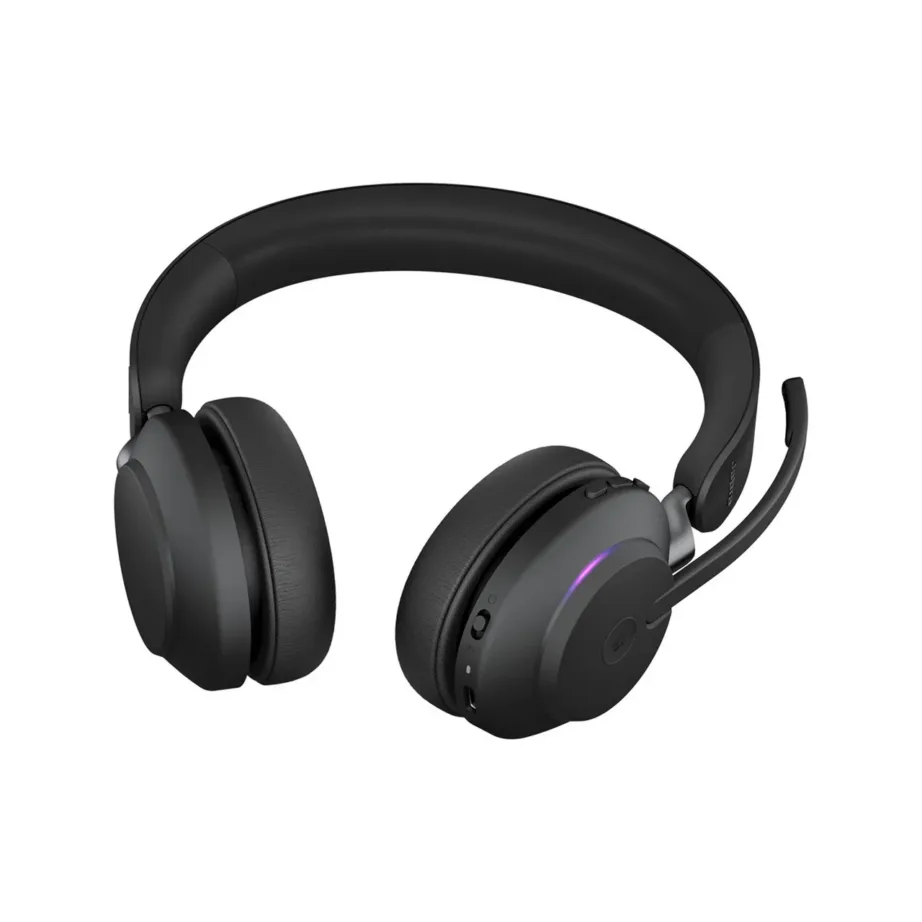 Jabra Evolve2 65 26599-999-999 must MS Teams USB-A juhtmevaba stereo peakomplekt, 35 h aku, Bluetooth, kontori- ja kõnekeskusetööks – 4