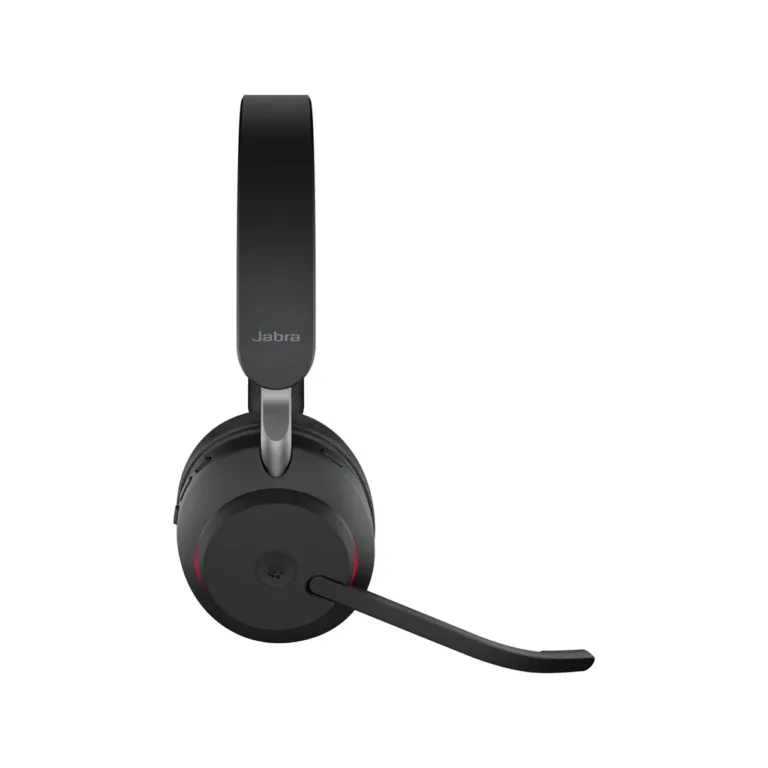 Jabra Evolve2 65 26599-999-999 must MS Teams USB-A juhtmevaba stereo peakomplekt, 35 h aku, Bluetooth, kontori- ja kõnekeskusetööks