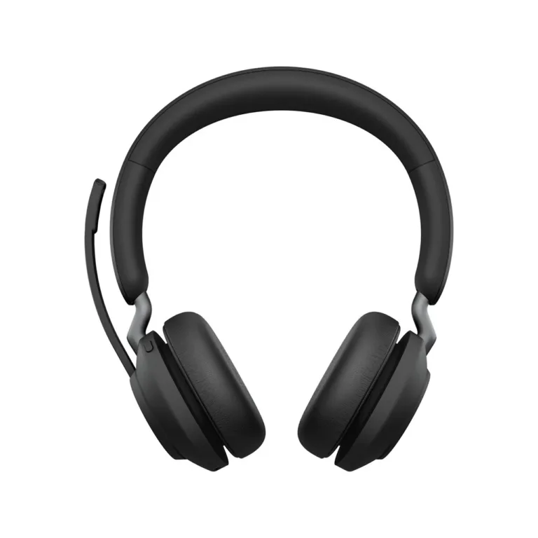 Jabra Evolve2 65 26599-999-999 must MS Teams USB-A juhtmevaba stereo peakomplekt, 35 h aku, Bluetooth, kontori- ja kõnekeskusetööks