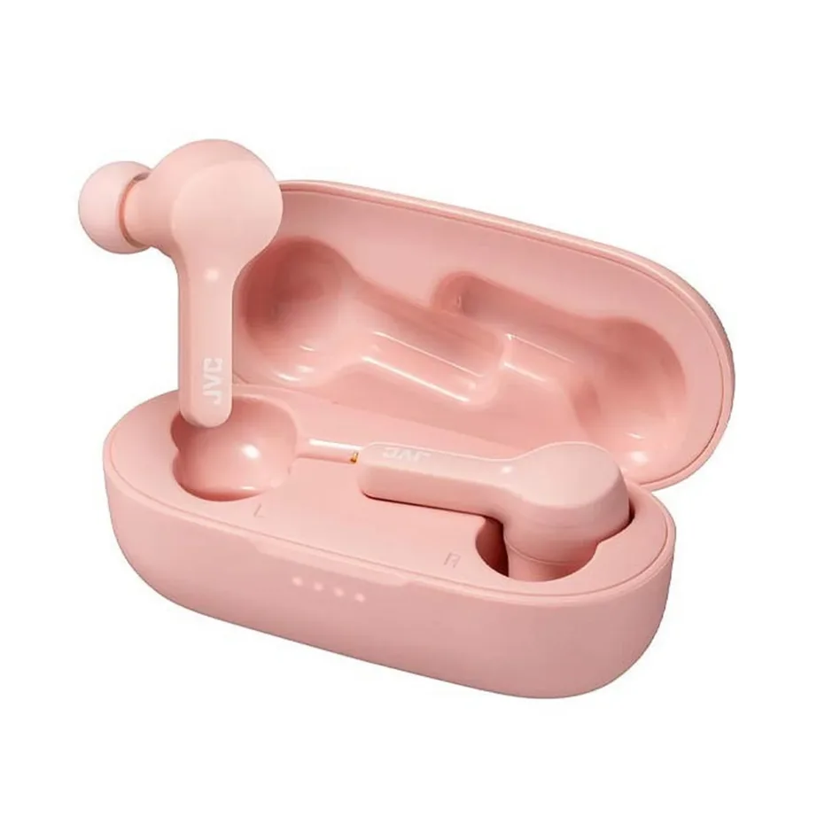 JVC HA-A7TPNU valged IPX4 juhtmevabad Bluetooth 5.0 in-ear kõrvaklapid laadimiskarbiga, 6+14 tundi, heli- ja kõnefunktsioonid, Android/iOS