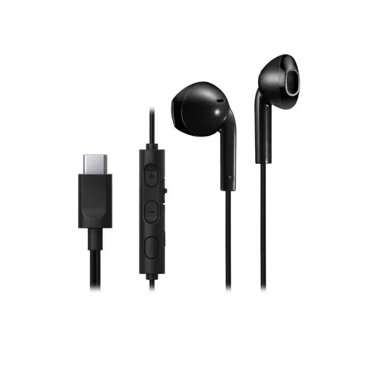 JVC HA-FR17UC-B USB-C mustad in-ear juhtmega kõrvaklapid mikrofoniga, 16,6 g
