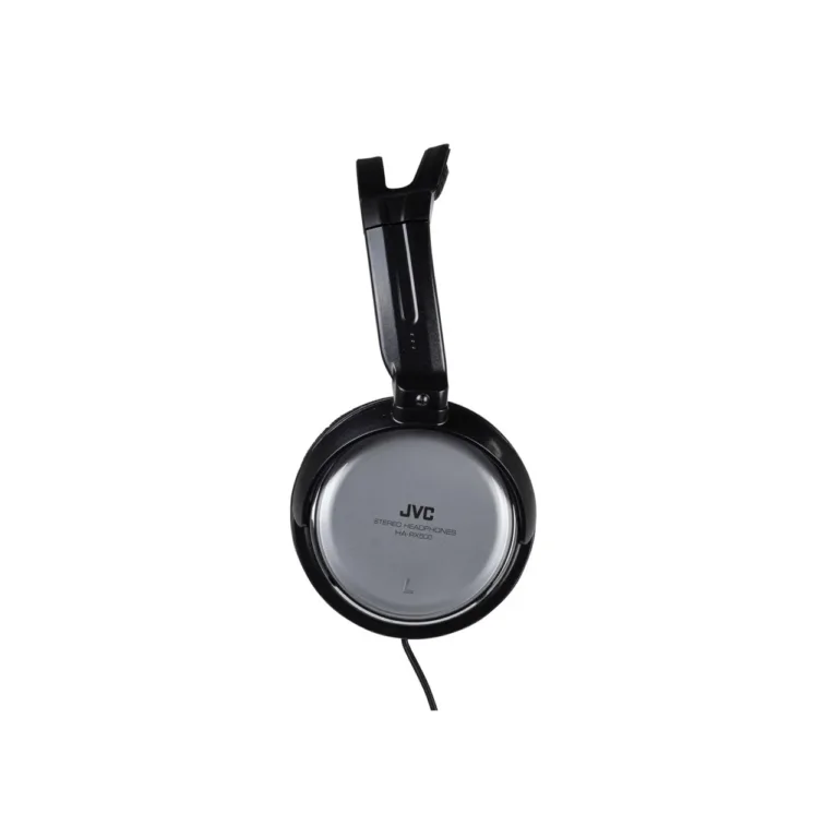 JVC HA-RX500-E 3,5 m juhtmega must-valged pea peale kõrvaklapid muusika kuulamiseks, 40 mm neodüüm-draiver, 6,3 mm adapter