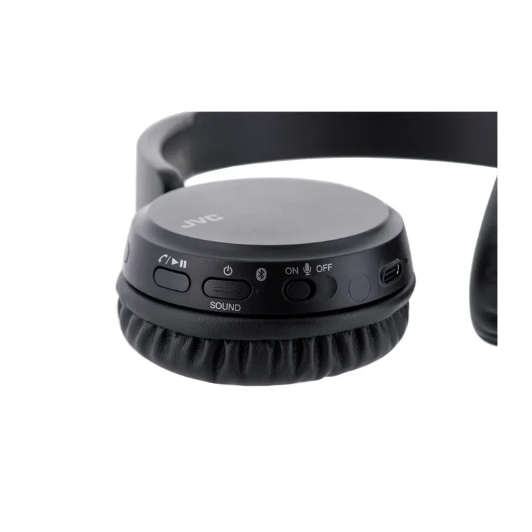 JVC HA-S36WBU mustad juhtmevabad Bluetooth 5.2 peavõruga kõrvaklapid mikrofoniga, 35 h aku, 157 g, muusika ja kõnede jaoks