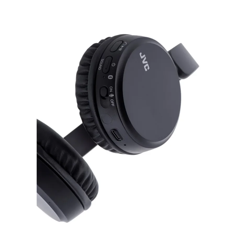 JVC HA-S36WBU mustad juhtmevabad Bluetooth 5.2 peavõruga kõrvaklapid mikrofoniga, 35 h aku, 157 g, muusika ja kõnede jaoks – 6