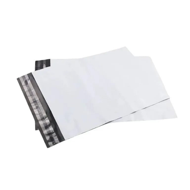 K6 FB06 400x500 mm 50 µm valge/must LDPE isekleepuv postifooliumümbrik, 100 tk