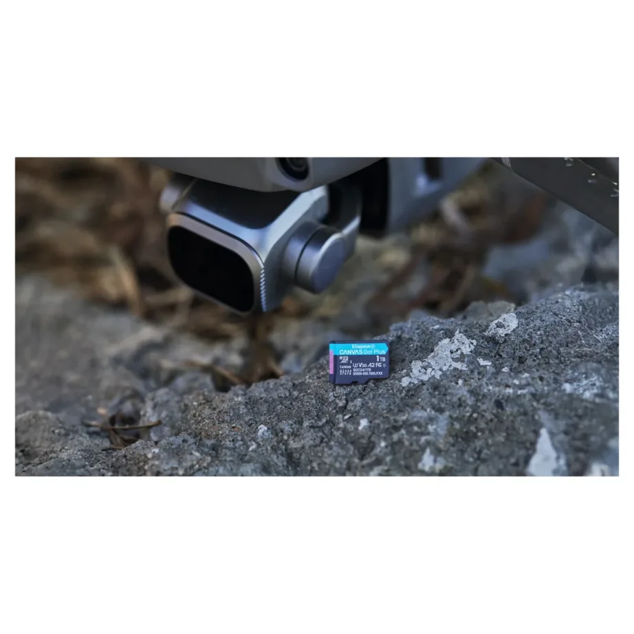 Kingston Canvas Go Plus Gen4 SDCG4/1TB 1TB microSDXC kaart 200MB/s V30 U3 A2 must/türkiis koos SD-adapteriga – 7