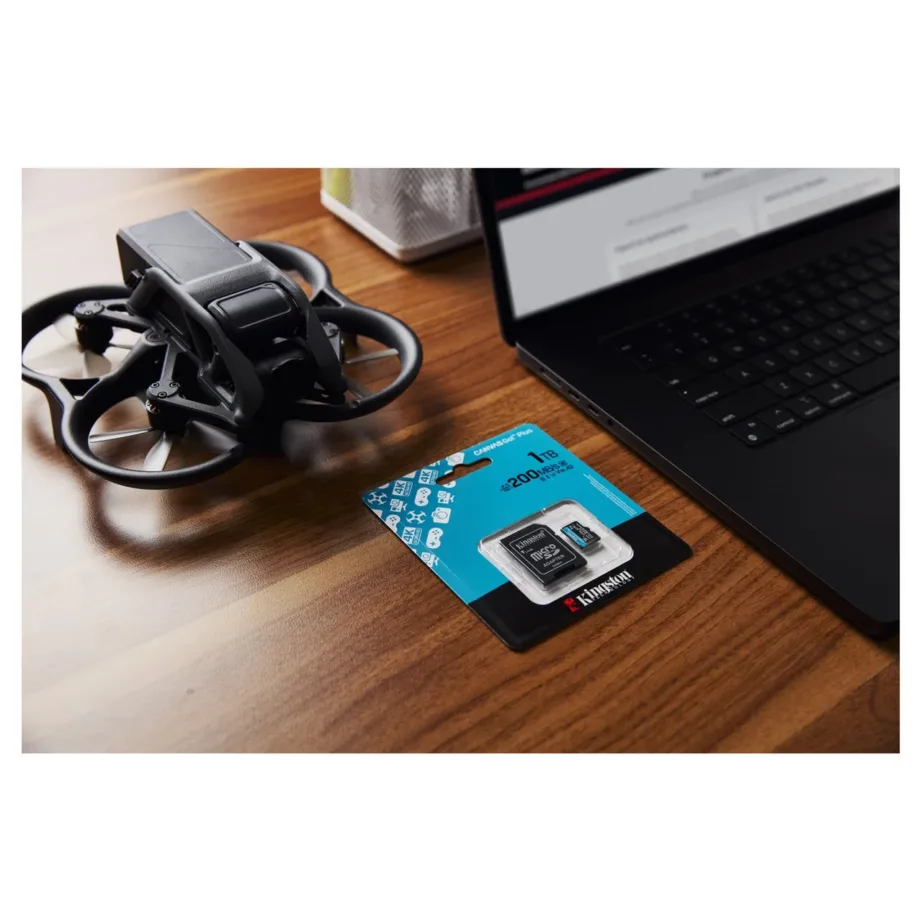 Kingston Canvas Go! Plus SDG4/1TB 1TB 200MB/s UHS-I U3 V30 SDXC mälukaart, must – 8