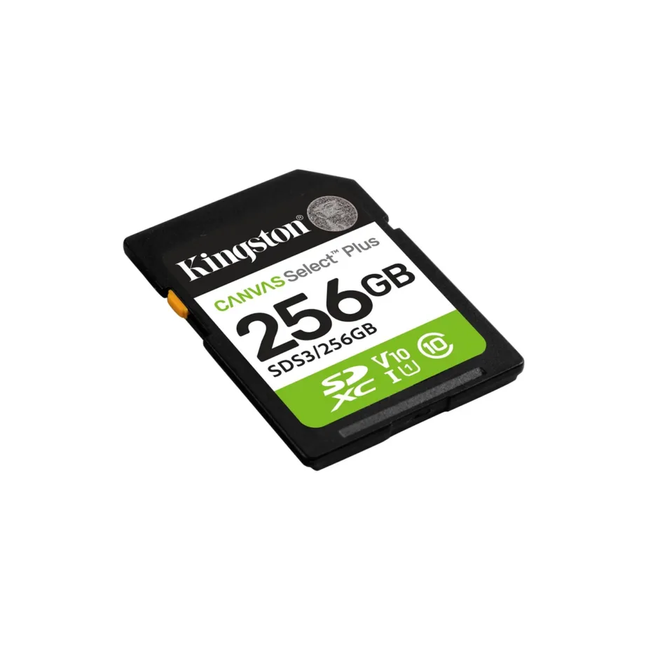 Kingston Canvas Select Plus Gen3 SDCS3/1TB 1TB microSDXC kaart 150 MB/s A1 UHS-I V30 + SD-adapter, must – 9