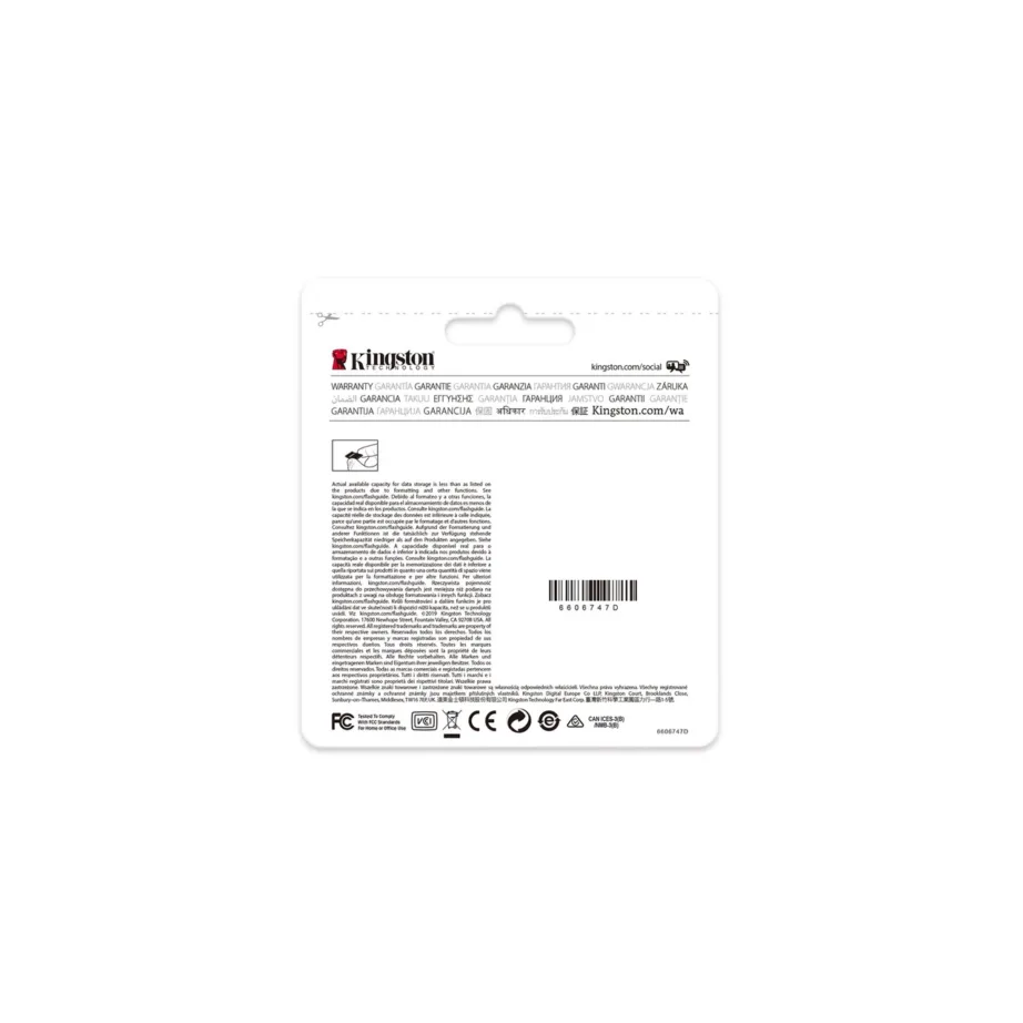 Kingston SDCE/32GB 32GB UHS-I Class 10 veekindel microSD mälukaart, 95 MB/s, must/valge – 3