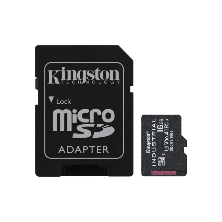 Kingston SDCIT2/16GB 16GB MicroSDHC UHS-I U3 V30 A1 Class 10 must mälukaart SD-adapteriga tööstuslikuks kasutamiseks