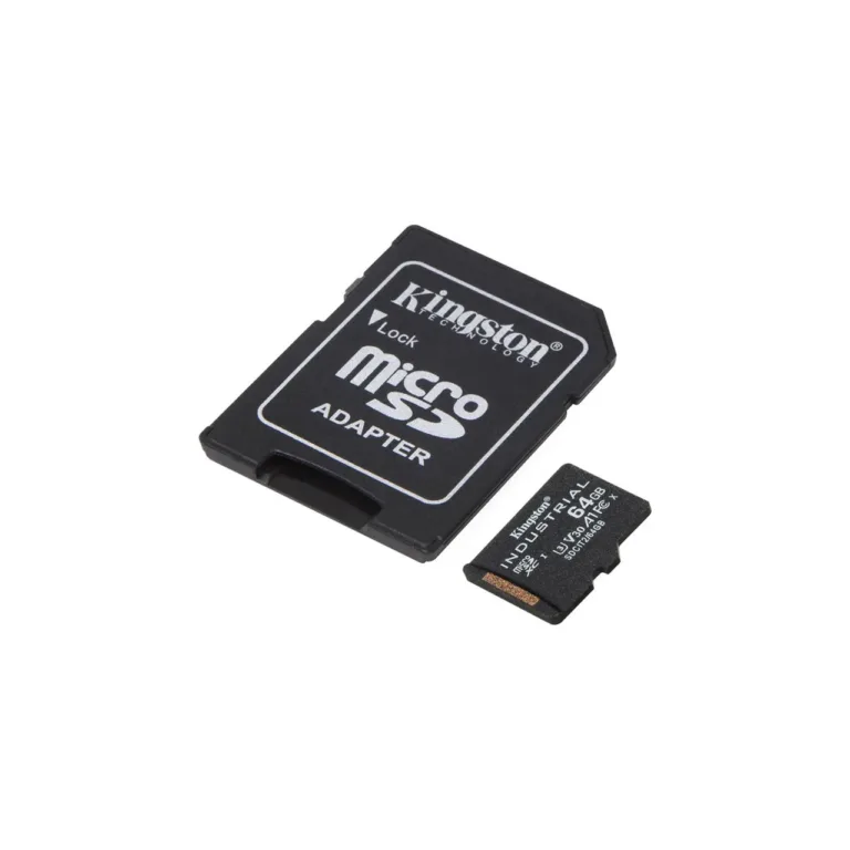Kingston SDCIT2/64GB 64 GB UHS-I U3 V30 A1 MicroSDXC mälukaart must, SD-adapteriga, tööstuslik -40...85°C