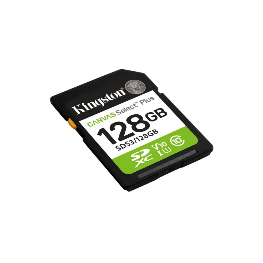 Kingston SDS3/128GB Canvas Select Plus Gen3 128GB 150MB/s UHS-I Class 10 V10 SDXC mälukaart – 3