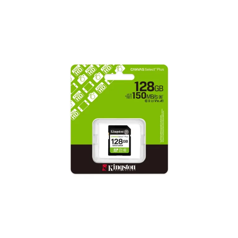Kingston SDS3/128GB Canvas Select Plus Gen3 128GB 150MB/s UHS-I Class 10 V10 SDXC mälukaart