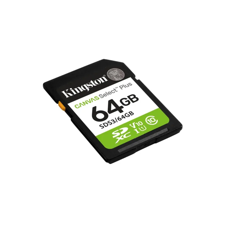 Kingston SDS3/64GB 64GB SDXC UHS-I U1 V10 mälukaart 100MB/s lugemiskiirusega