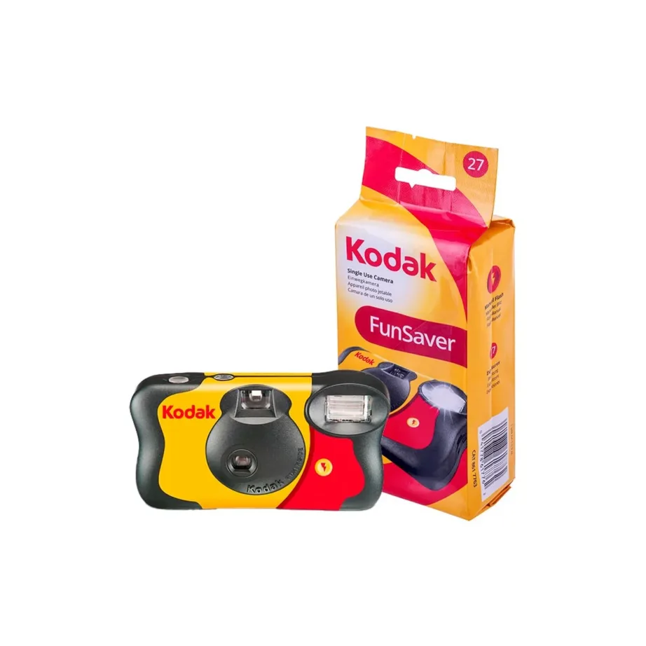 Kodak FunSaver 8617763 ühekordne 35 mm filmikaamera välguga, 27 fotot, ISO 400