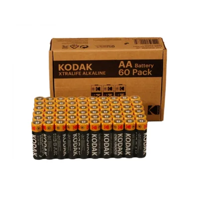 Kodak XTRALIFE 30422636 60×AA 1,5V 2700mAh aluselised patareid, must/metallik