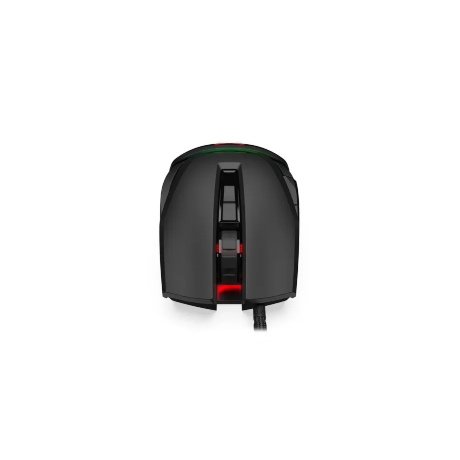 KRUX Bot KRX0115 must modulaarne 12800 DPI RGB juhtmega mängurihiir, 7 programmeeritavat nuppu, vahetatavad tagapaneelid, 121x67x40 mm, USB – 8