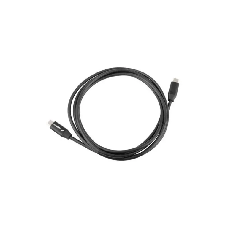 Lanberg CA-CMCM-40CU-0010-BK 1 m must USB-C 2.0 kiirlaadimiskaabel USB-C seadmetele