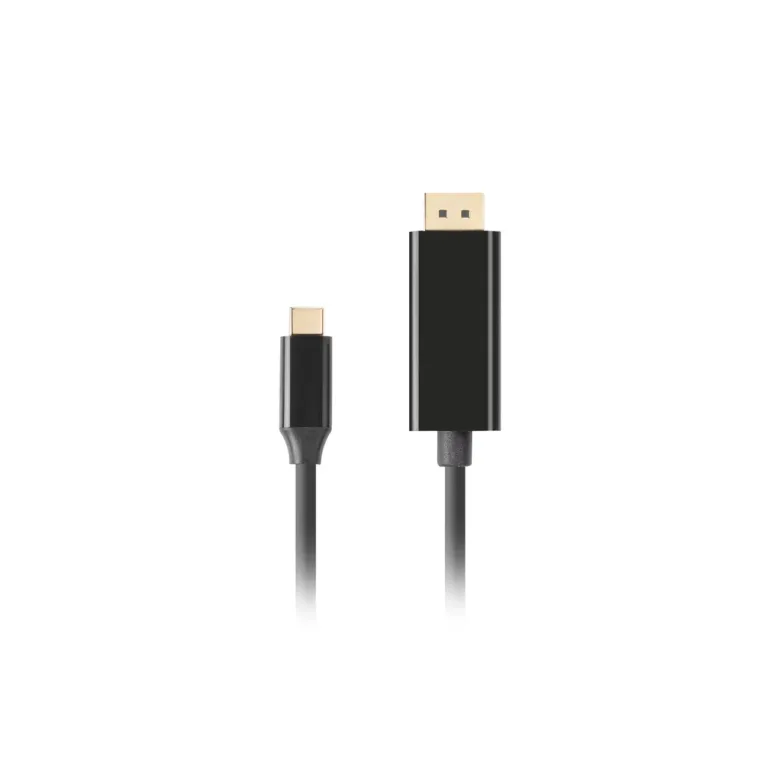 Lanberg CA-CMDP-10CU-0030-BK 3 m USB-C–DisplayPort 1.2 kaabel, must, 4K HDR