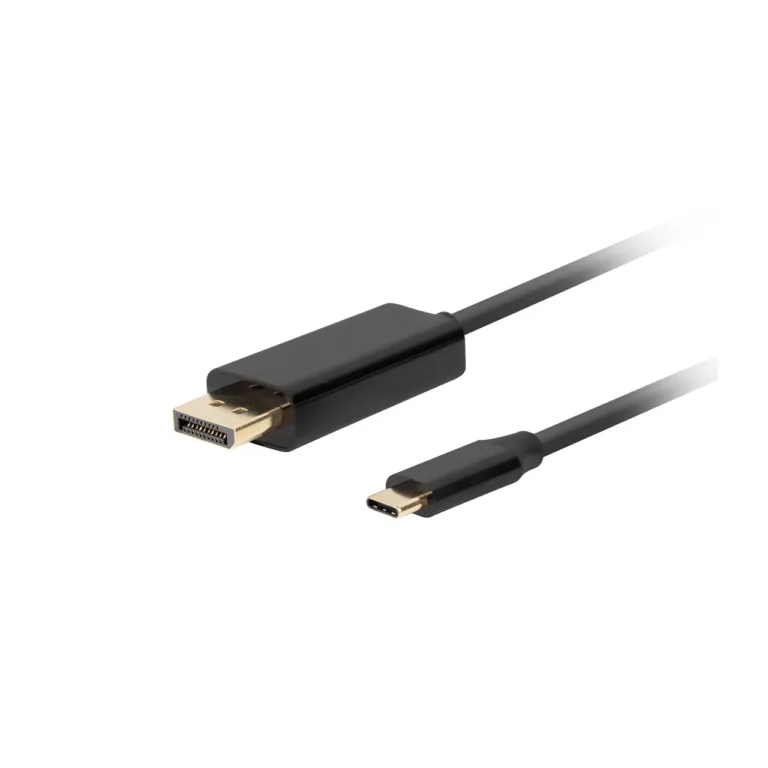 Lanberg CA-CMDP-10CU-0030-BK 3 m USB-C–DisplayPort 1.2 kaabel, must, 4K HDR