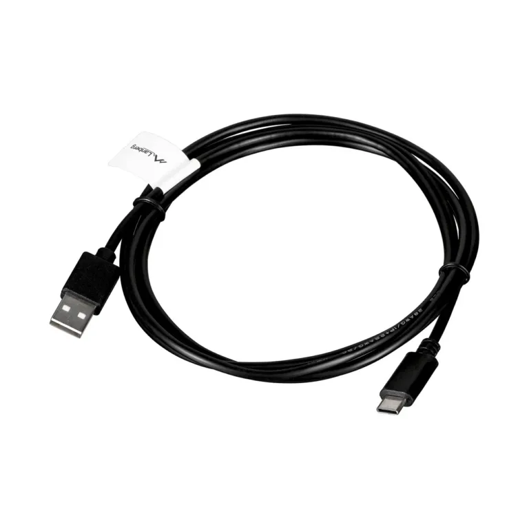 Lanberg CA-USBO-20CU-0018-BK 1,8 m USB-A – USB-C 2.0 kaabel must, kullatud kontaktid