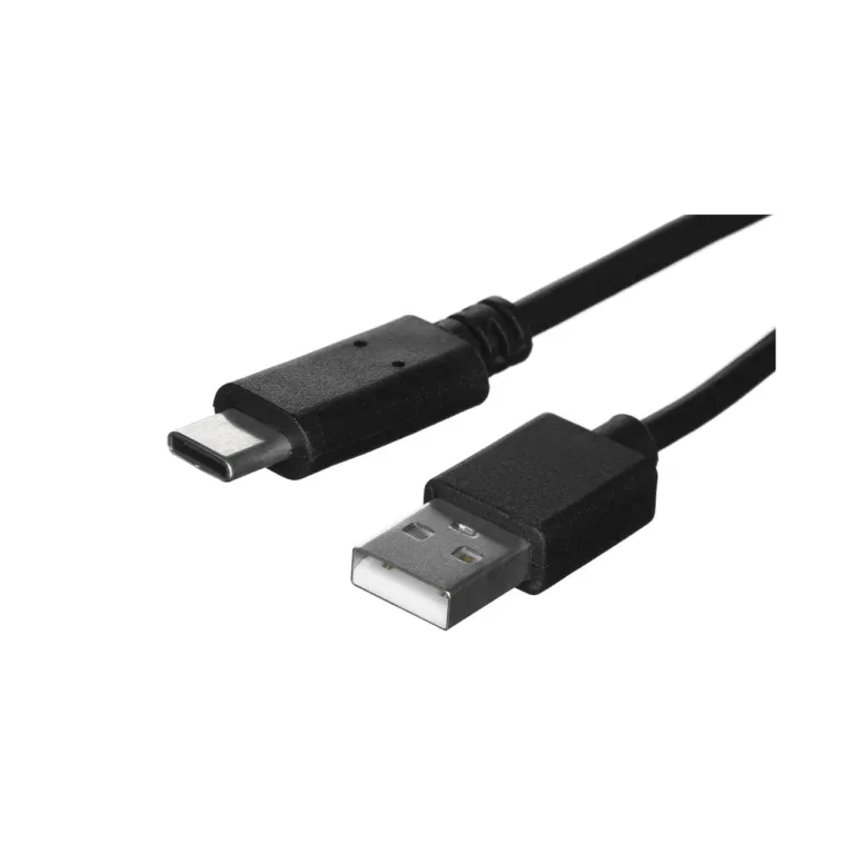 Lanberg CA-USBO-20CU-0018-BK 1,8 m USB-A – USB-C 2.0 kaabel must, kullatud kontaktid