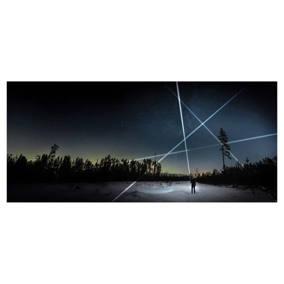 Ledlenser 502987 1000 lm laetav alumiiniumist LED-taskulamp IP68 4800mAh aku, 176 mm, must – 7