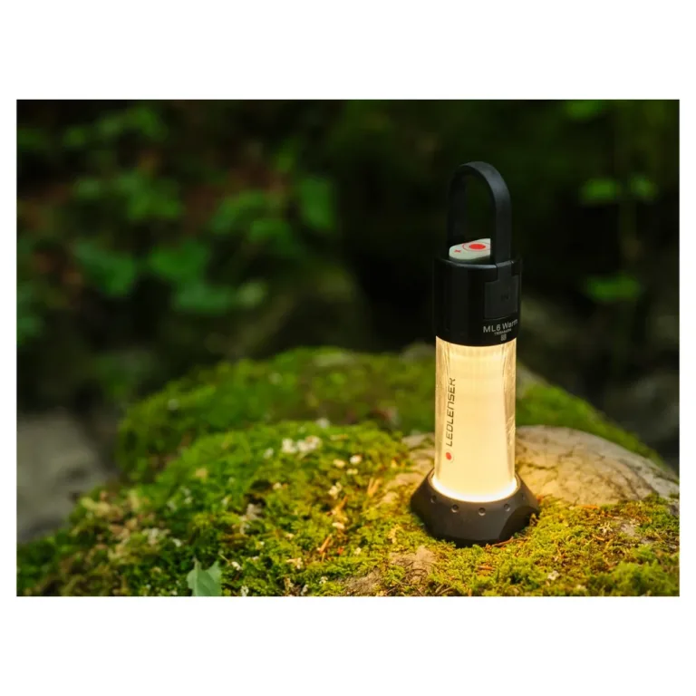 Ledlenser ML6 750 lm LED laetav matkalatern 200 h tööajaga, IP66, valge/must, konksuga