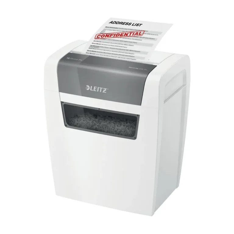 Leitz IQ Home 80340000 P4 ristlõikega 6-leheline valge paberihunt, 22 cm töölaius, 15L konteiner kodukontorisse