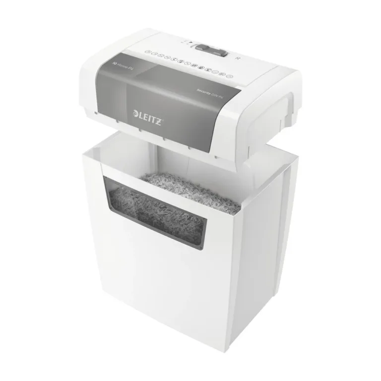 Leitz IQ Home 80340000 P4 ristlõikega 6-leheline valge paberihunt, 22 cm töölaius, 15L konteiner kodukontorisse