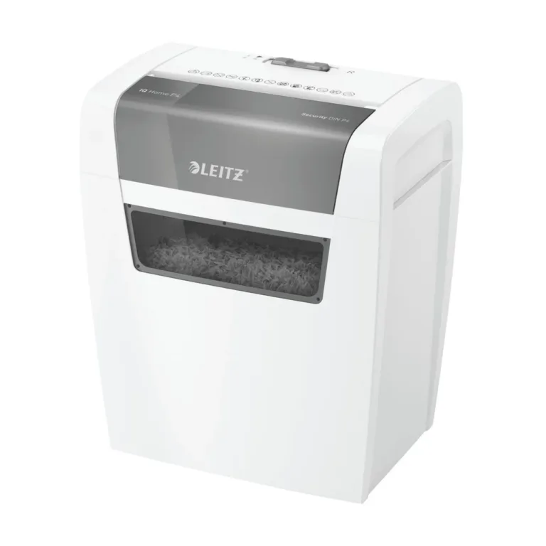 Leitz IQ Home 80340000 P4 ristlõikega 6-leheline valge paberihunt, 22 cm töölaius, 15L konteiner kodukontorisse