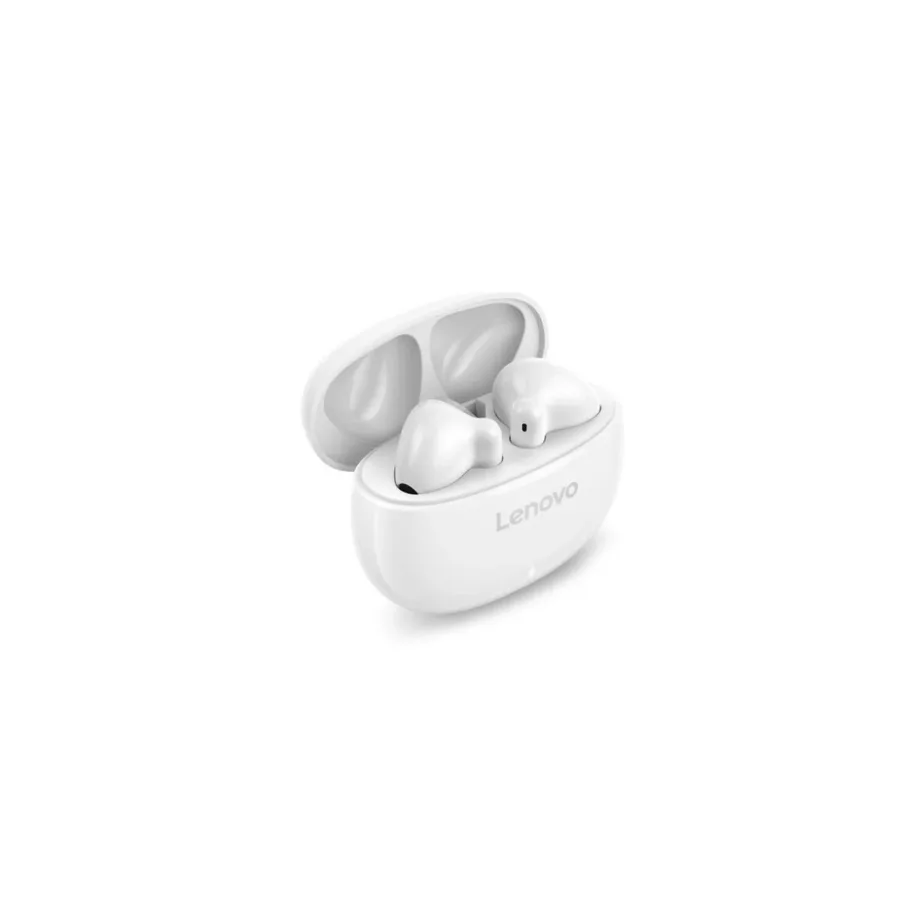 Lenovo E310 GXD1Q65145 valged TWS in-ear Bluetooth 5.3 kõrvaklapid, mikrofoniga, USB-C laadimine, muusika ja kõned, 33,6 g – 4