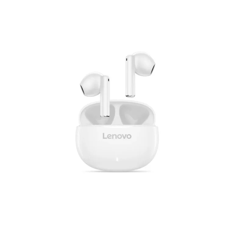 Lenovo E310 GXD1Q65145 valged TWS in-ear Bluetooth 5.3 kõrvaklapid, mikrofoniga, USB-C laadimine, muusika ja kõned, 33,6 g