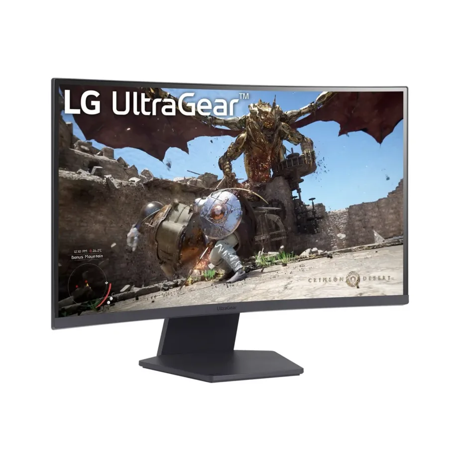 LG 32GS60QC-B 31,5″ kumer 180Hz VA QHD mängurimonitor FreeSync HDR10, must - 3