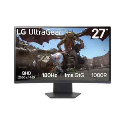 LG 32GS60QC-B 31,5" kumer 180Hz VA QHD mängurimonitor FreeSync HDR10, must