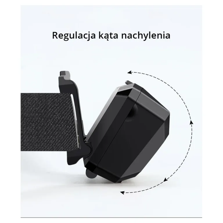 Libox LB0107 3W 1200mAh laetav LED-pealamp must, ABS-korpus, USB-laadimine, valge ja punane valgus, kuni 100 m valgusvihu ulatus