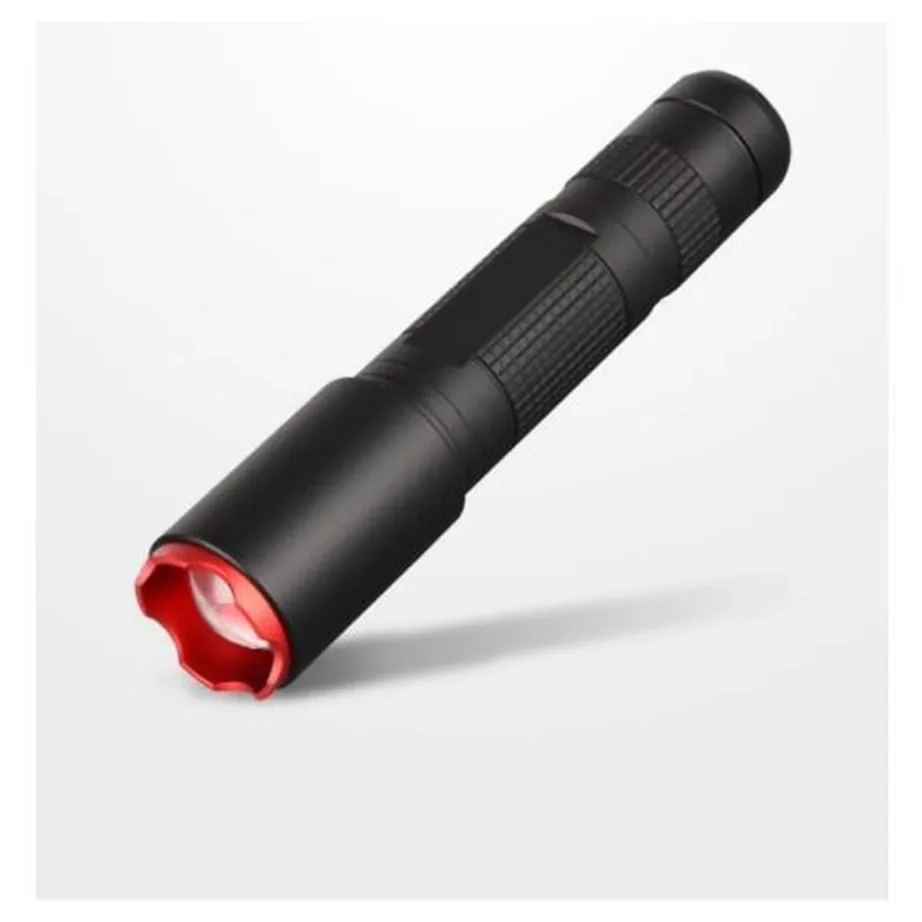 Libox LB0108 600 lm laetav LED-taskulamp, 137 mm, alumiinium, IPX4, 2200 mAh aku, USB-laadimine, must – 7