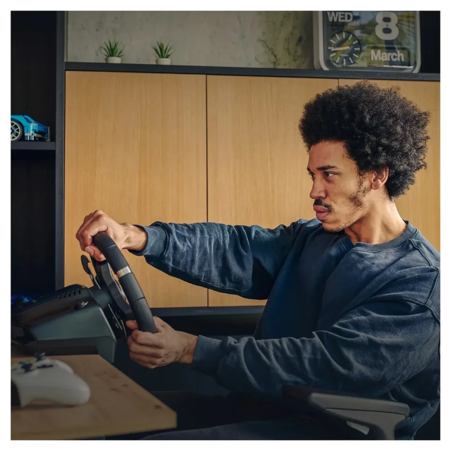 Logitech G G920 Driving Force 941-000123 rool ja pedaalid Xboxile ja PC-le, force feedback, USB, nahkkattega rool ja roostevabast terasest pedaalid – 3