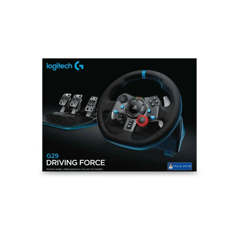 Logitech G29 941-000112 rool + pedaalid PlayStation 4/3 ja PC jaoks, USB, jõutagasiside, must
