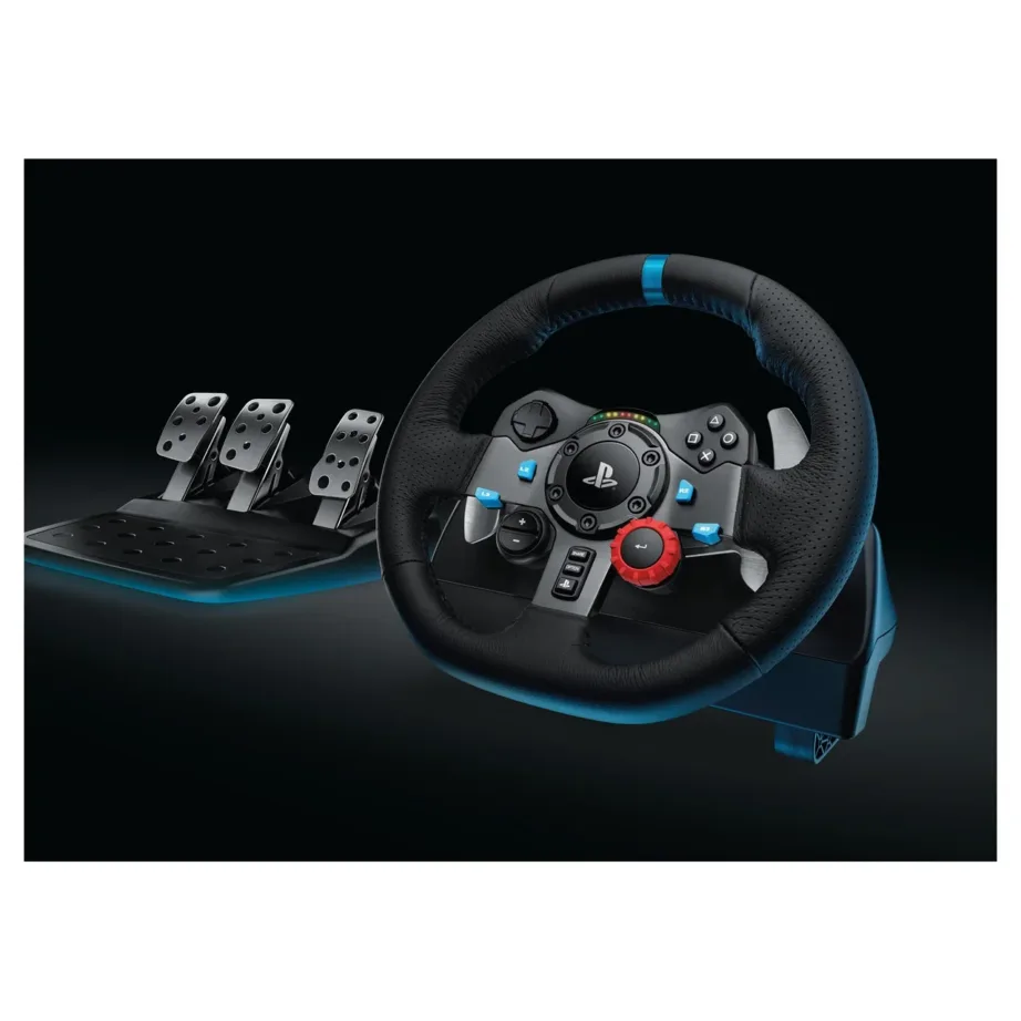 Logitech G29 941-000112 rool + pedaalid PlayStation 4/3 ja PC jaoks, USB, jõutagasiside, must – 8