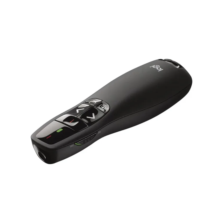 Logitech R400 15 m must juhtmevaba esitluspult laserpointeriga, USB-vastuvõtja, 2 AAA patareid