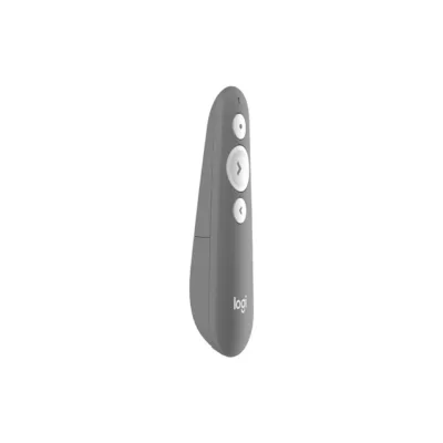 Logitech R500 2,4 GHz/Bluetooth hall laser-esitluspult 20 m ulatusega, USB-vastuvõtjaga, AAA patareiga, mudel 910-006520