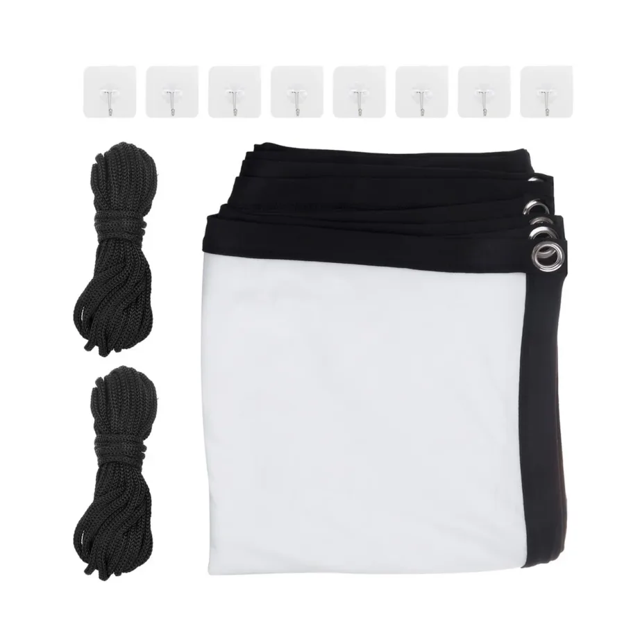 Maclean MC-166 84″ (175×131 cm) polüestrist riputatav/projektoriekraan 4:3 vaatenurgaga 179° – 10