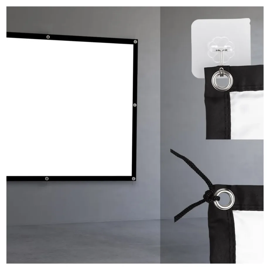 Maclean MC-169 120″ (240×180 cm) polüestrist vaba-/riputatav projektsiooniekraan 4:3 kuvasuhtega – 5