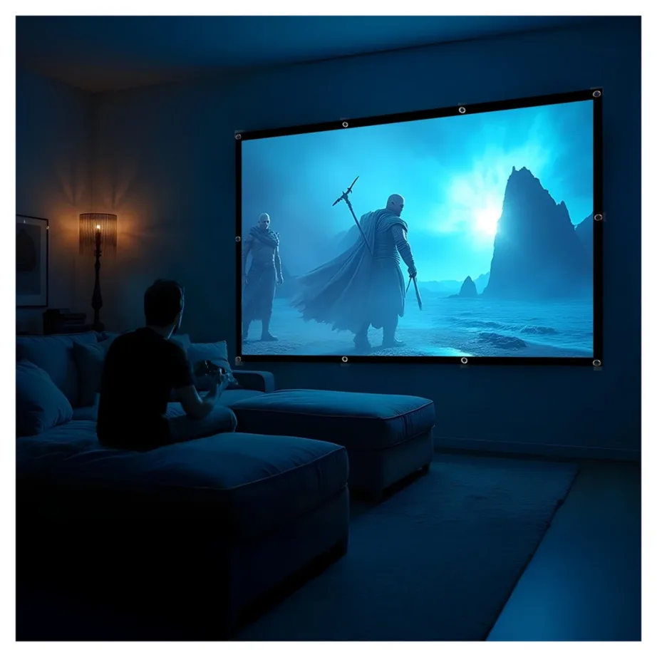 Maclean MC-169 120″ (240×180 cm) polüestrist vaba-/riputatav projektsiooniekraan 4:3 kuvasuhtega – 7