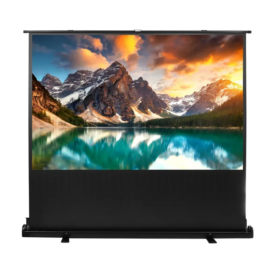 Maclean MC-211 100″ (215×190 cm) vaba põrandal seisev 4:3 projektsiooniekraan – 10