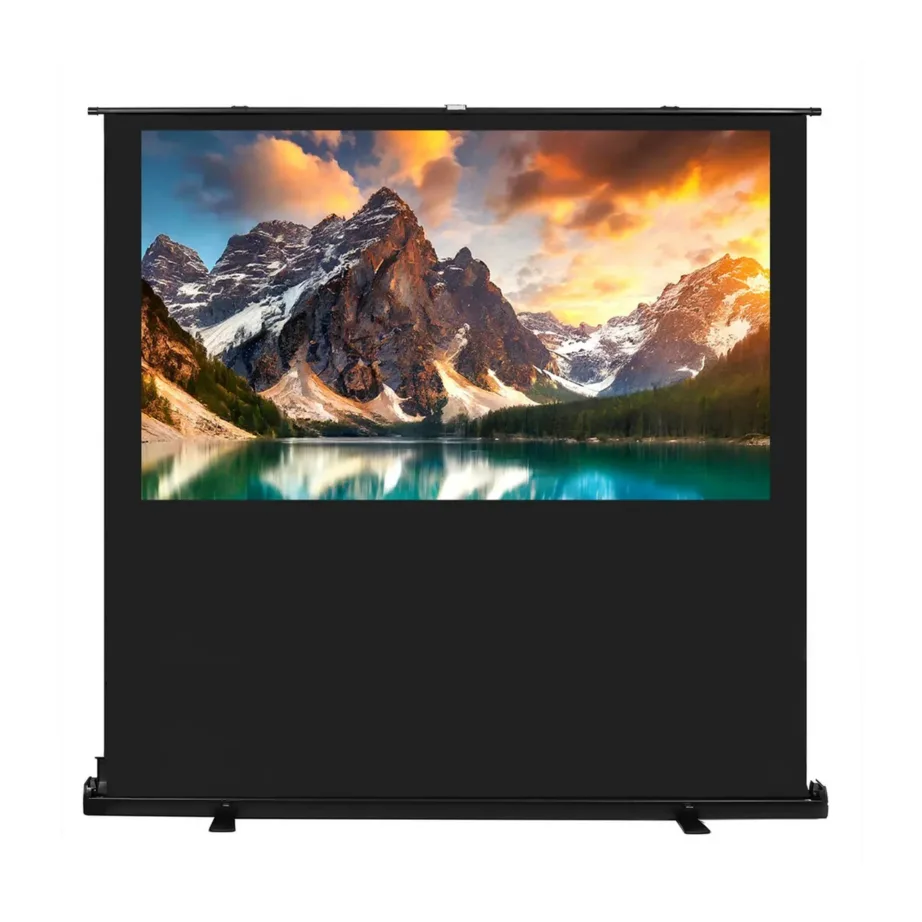 Maclean MC-212 80-tolline põrandale paigaldatav projektsiooniekraan – 12